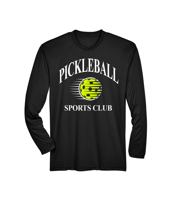 Pickleball Sports Club Dri-Fit LS - Black