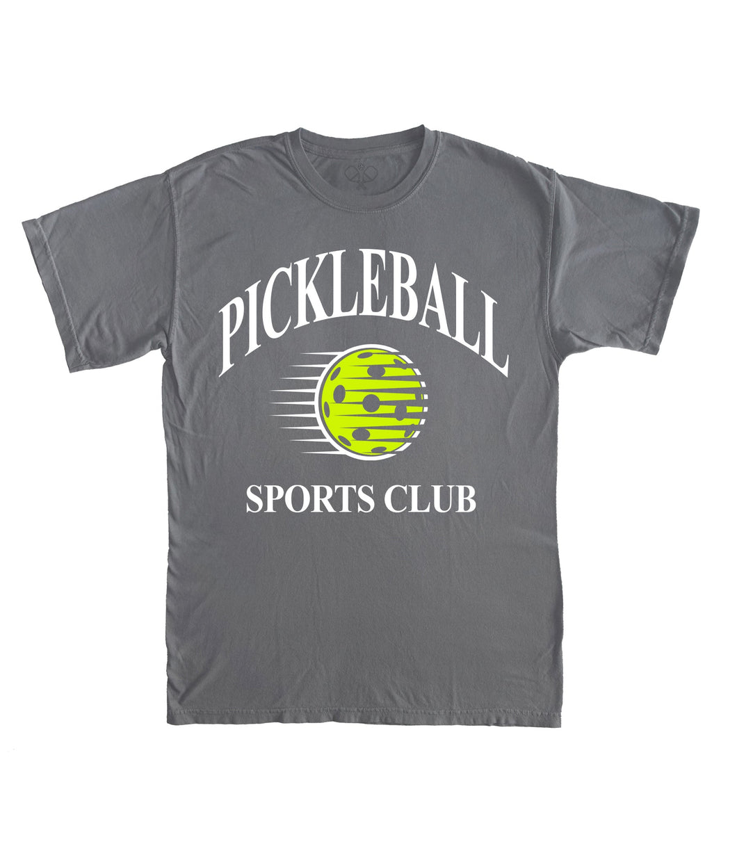 Pickleball Sports Club T-Shirt - Charcoal